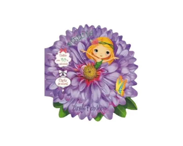 Zanele florilor: Steluta. Carte de colorat cu autocolante