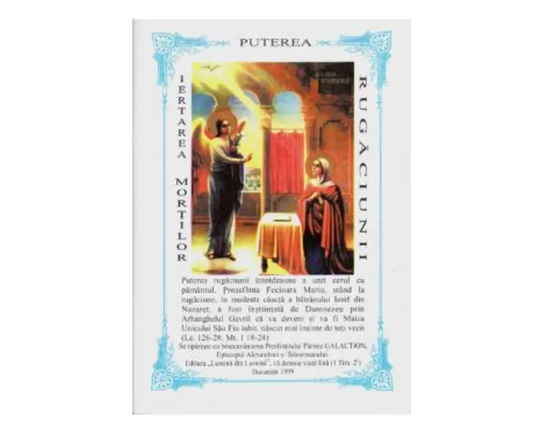 Puterea rugaciunii iertarea mortilor