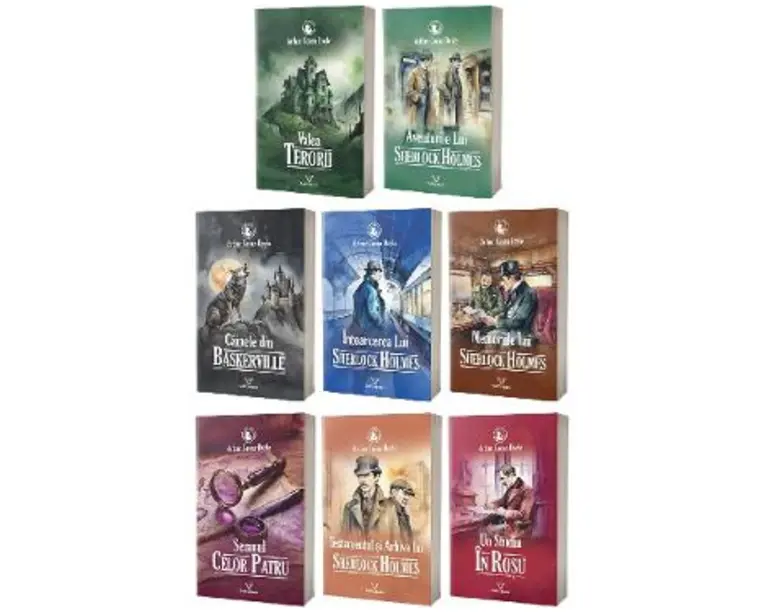 Pachet 8 volume: Sherlock Holmes - Arthur Conan Doyle