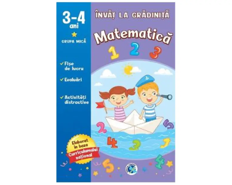 Invat la gradinita. Matematica 3-4 ani - Luminita Albu