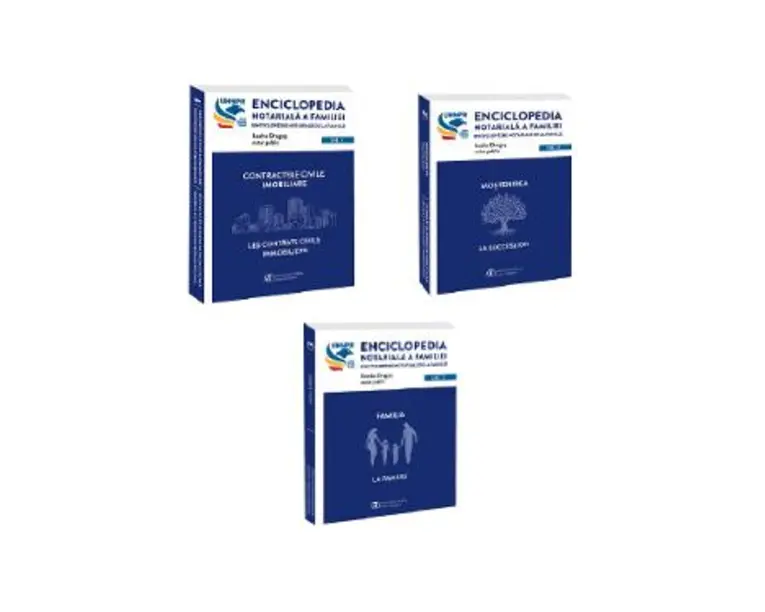 Pachet 3 volume: Enciclopedia notariala a familiei - Dragos Isache