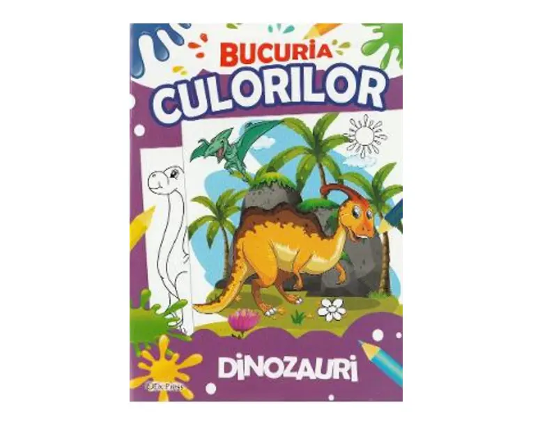 Bucuria culorilor. Dinozauri