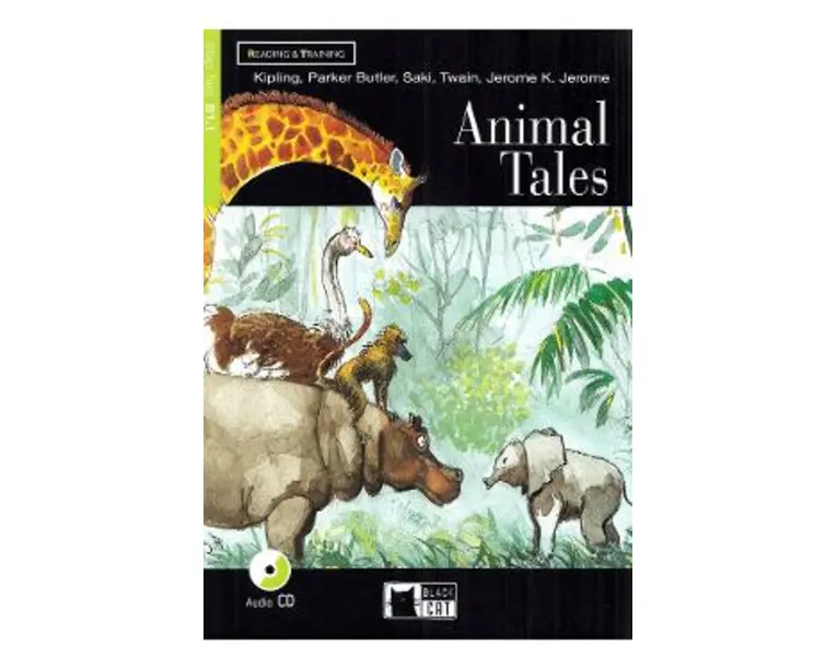 Animal Tales + CD - Kipling, Parker Butler, Saki, Twain, Jerome K. Jerome