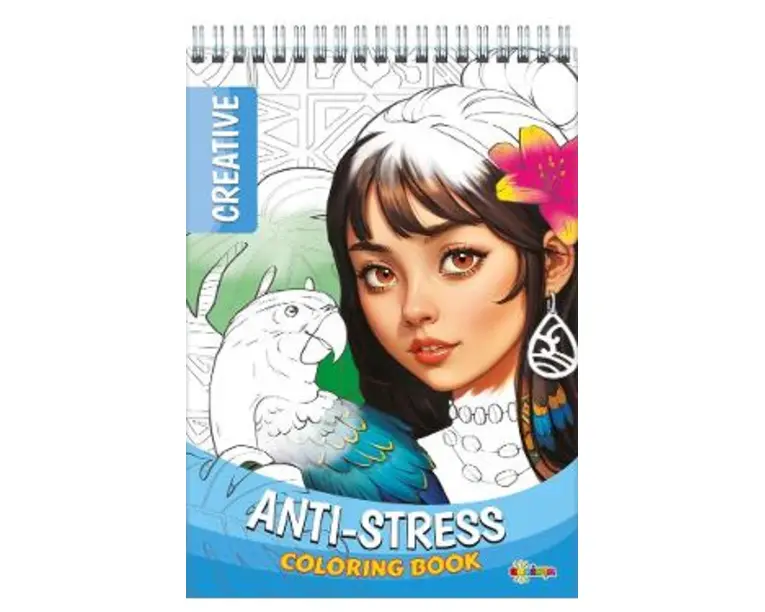 Anti-stress coloring book: Creative