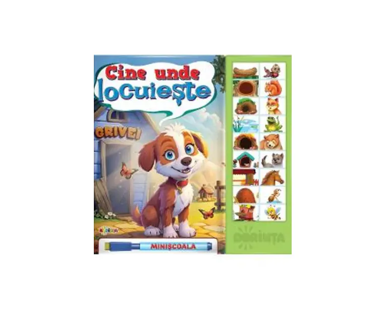 Carte cu sunete. Cine unde locuieste