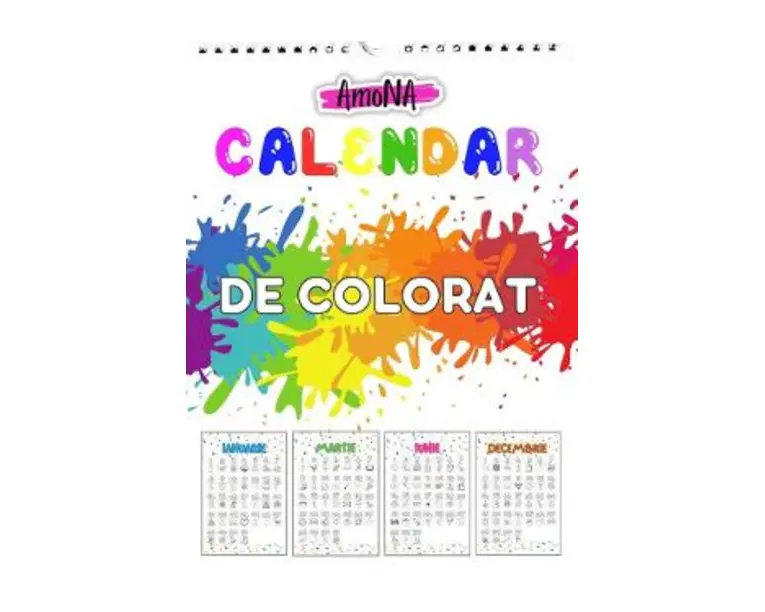 Calendar de colorat
