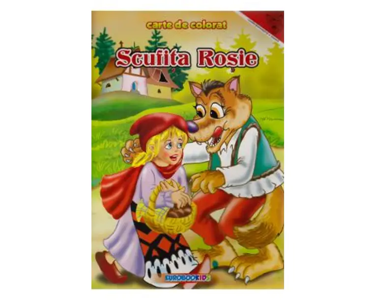 Scufita Rosie - Carte de colorat