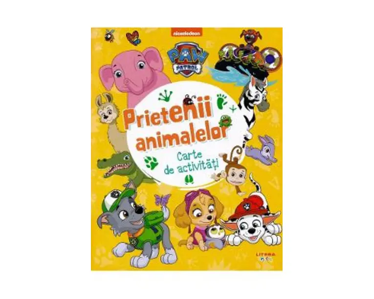 Patrula Catelusilor: Prietenii animalelor. Carte de activitati
