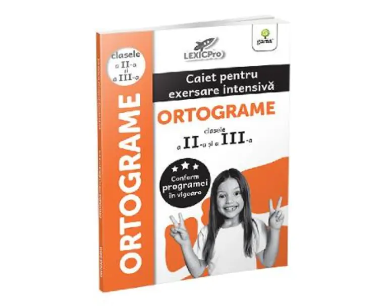 Ortograme. Caiet pentru exersare intensiva - Clasele 2-3