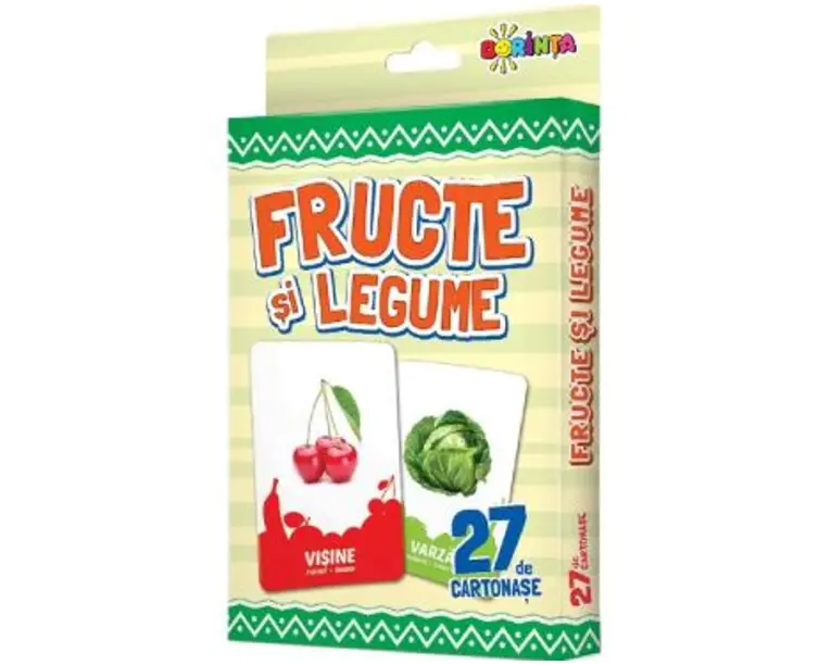 Fructe si legume. 27 de cartonase
