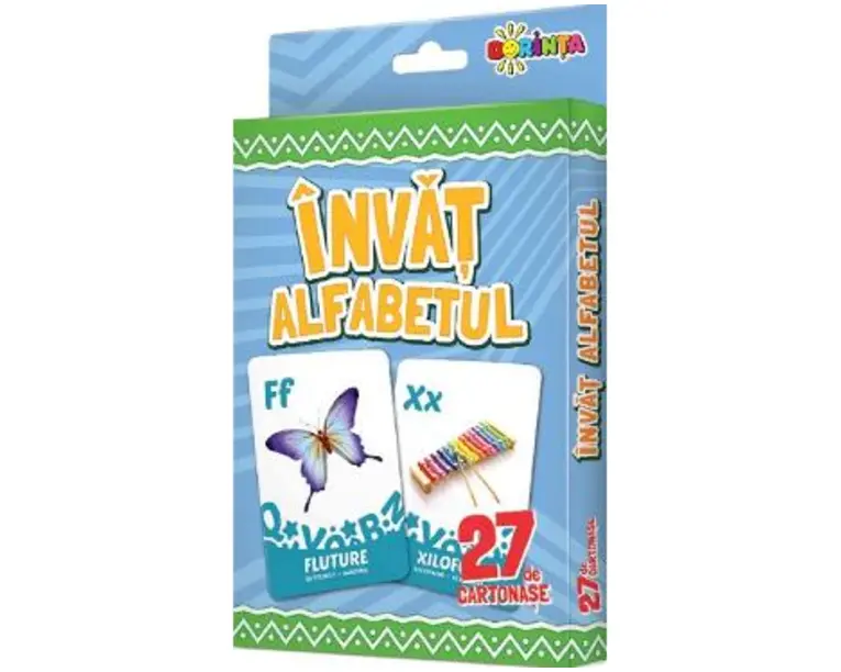 Invat alfabetul. 27 de cartonase