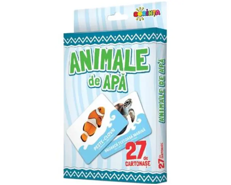 Animale de apa. 27 de cartonase