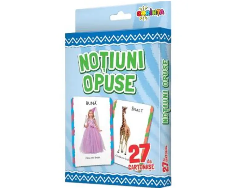 Notiuni opuse. 27 de cartonase