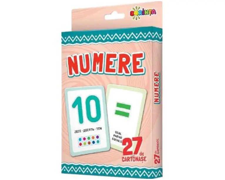 Numere. 27 de cartonase