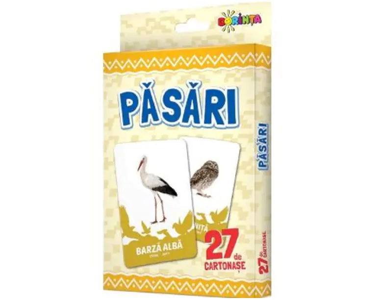 Pasari. 27 de cartonase