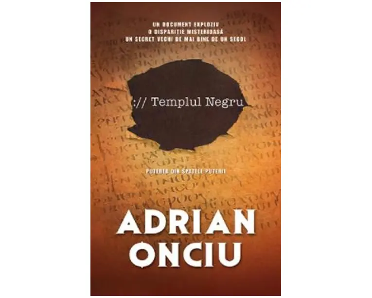 Templul negru - Adrian Onciu