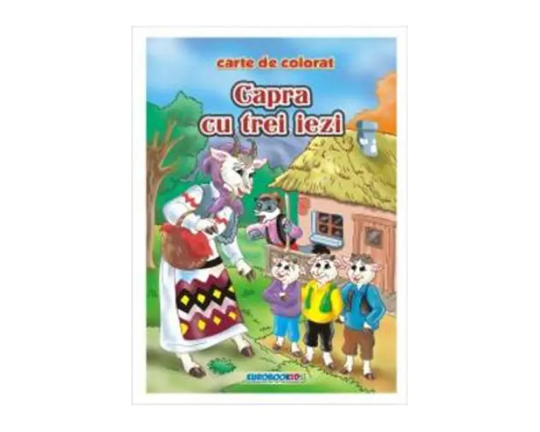 Capra cu trei iezi - Carte de colorat ed. 2012 (2.5)