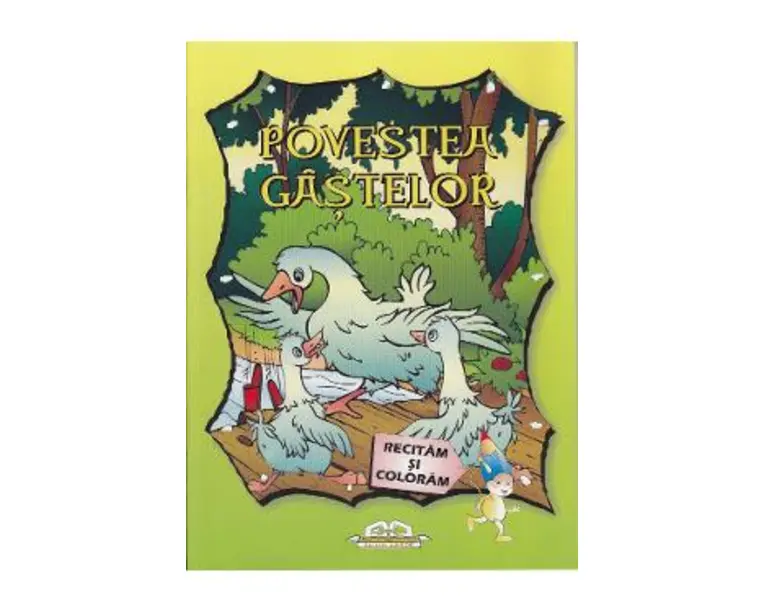 Povestea gastelor - Recitam si coloram