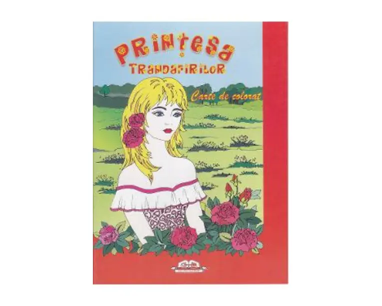 Printesa trandafirilor - Carte de colorat