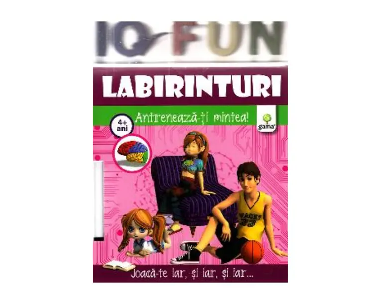 Iq Fun - Labirinturi - Antreneaza-Ti Mintea! 4+ Ani