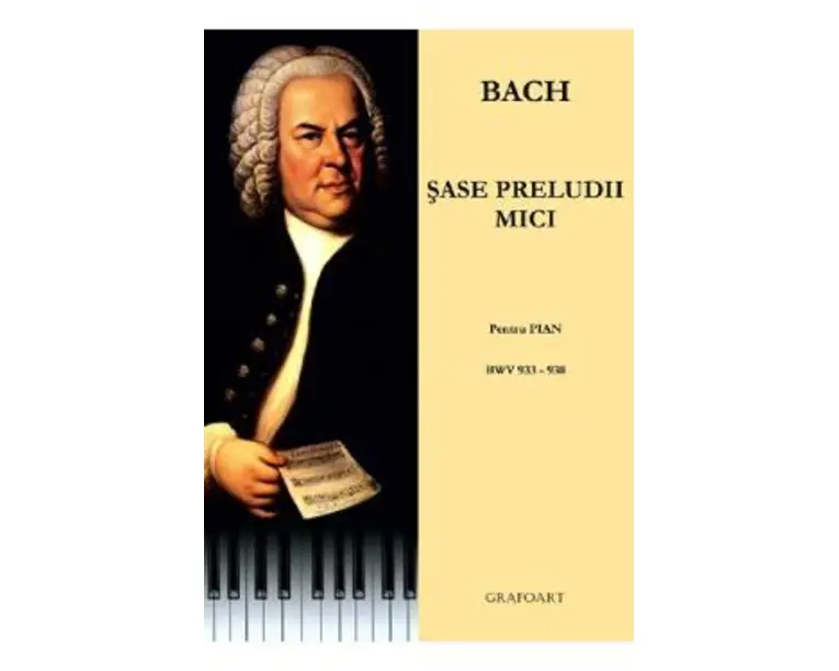 Sase preludii mici pentru pian - Bach