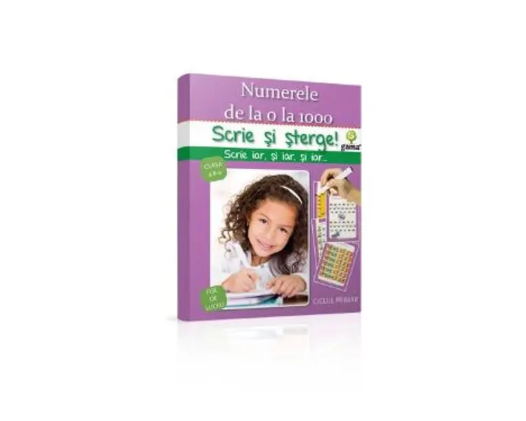Scrie si sterge - Numerele de la 0 la 1000