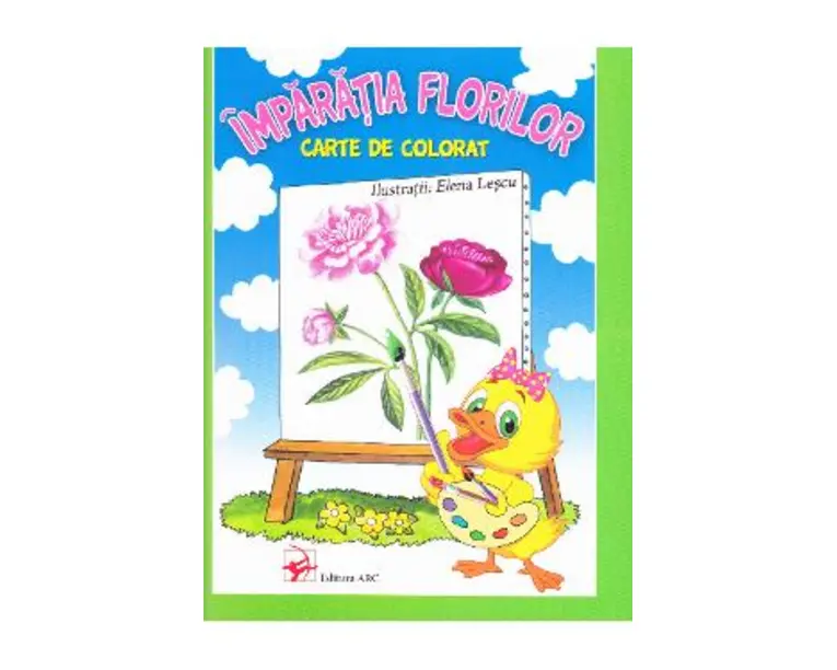 Imparatia Florilor. Carte de colorat - Elena Lescu