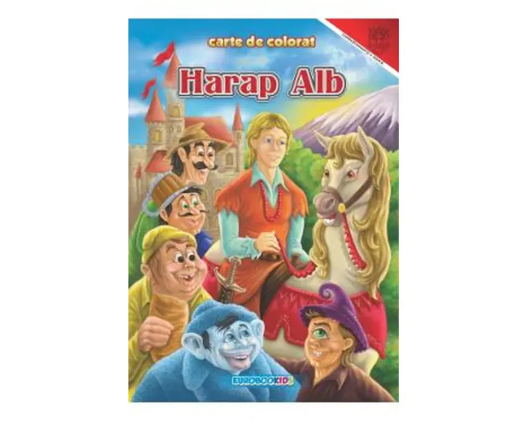 Harap Alb - Carte de Colorat A4