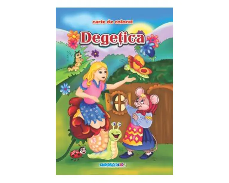 Degetica - Carte de colorat