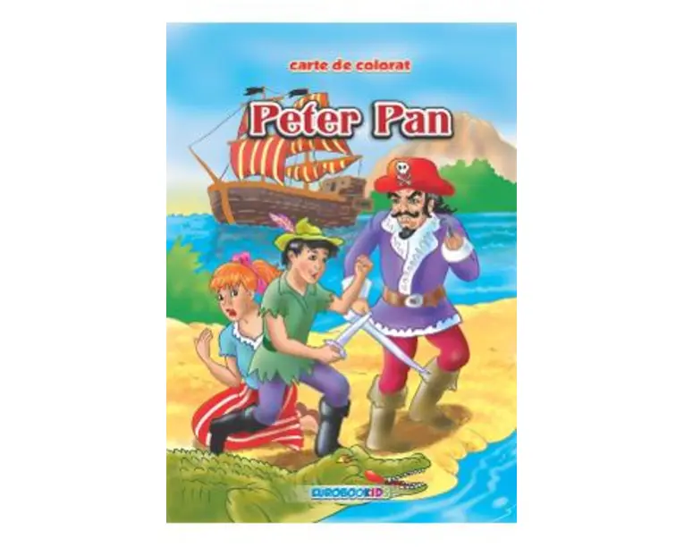 Peter Pan - Carte de colorat