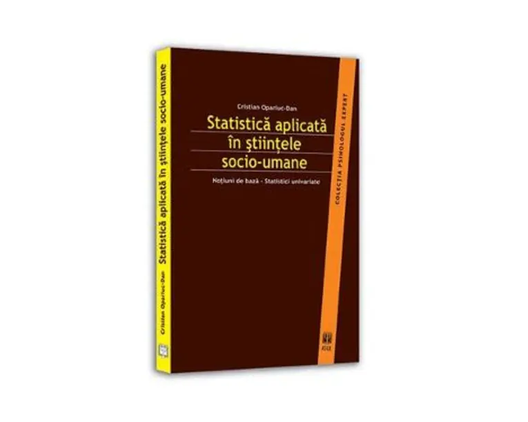 Statistica Aplicata In Stiintele Socio-Umane - Cristian Opariuc-Dan