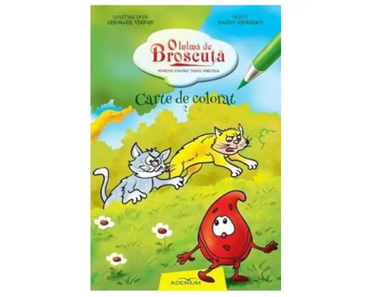 O inima de broscuta - Carte de colorat 2