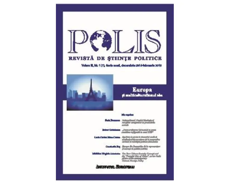 Polis Vol.3 Nr.2(8) Serie Noua Martie-Mai 2015 Revista De Stiinte Politice