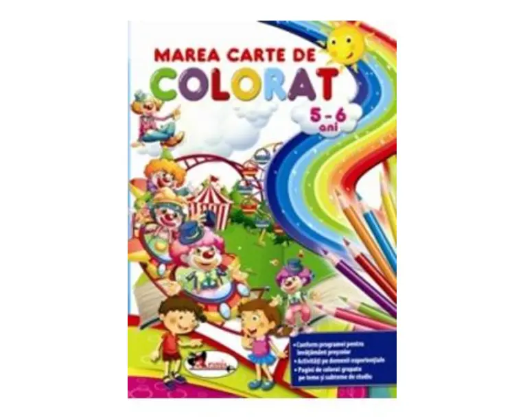 Marea carte de colorat 5-6 ani