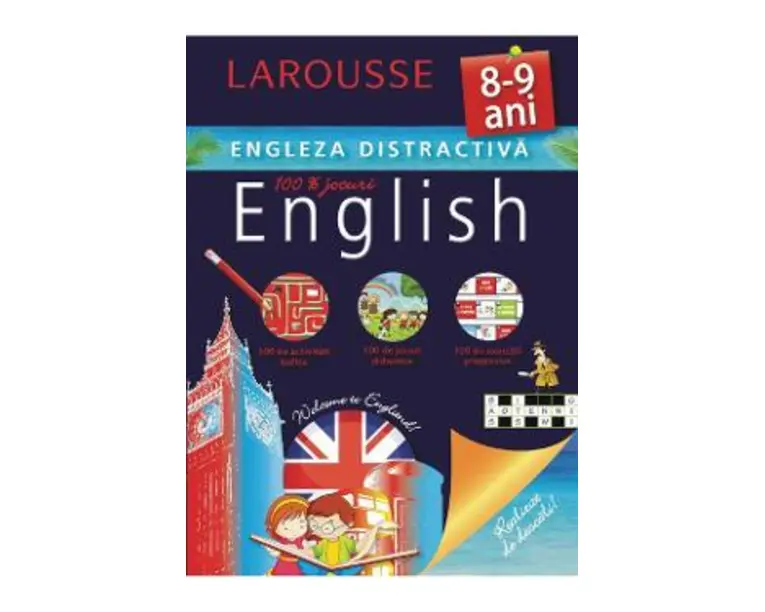 Engleza distractiva Larousse 8-9 ani