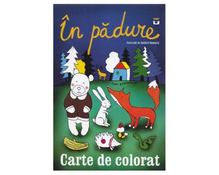 In padure. Carte de colorat - Andrei Gamart