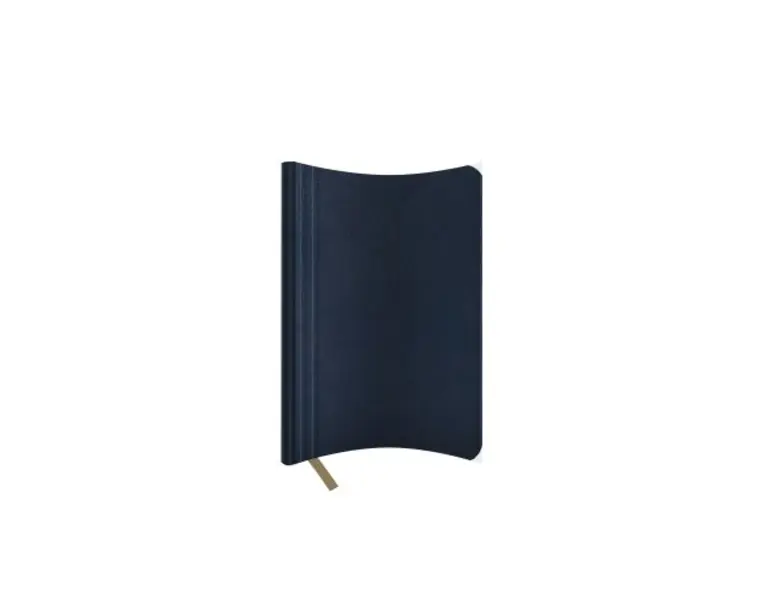 Agenda nedatata A5 Castelli, coperta flexibila Nebraska bleumarin, dictando ivory