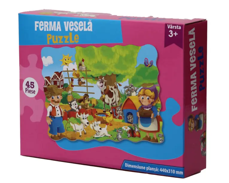 Puzzle Ferma Vesela 45 piese