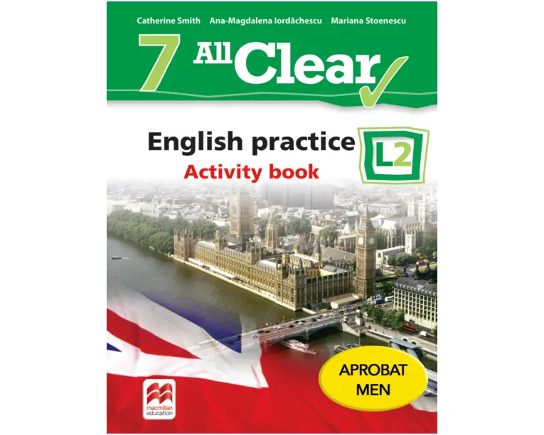 All Clear. English practice. Activity book. L 2. Lectia de engleza (clasa a VII-a)