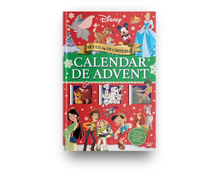 Disney. Calendar de Advent. Set cu 24 de carticele (transport gratuit)