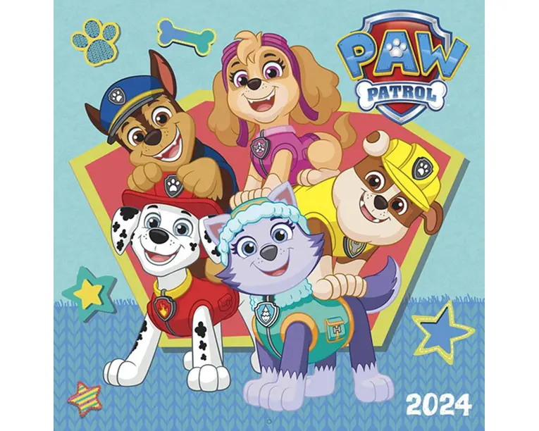 Calendar de perete 2024 - Patrula catelusilor
