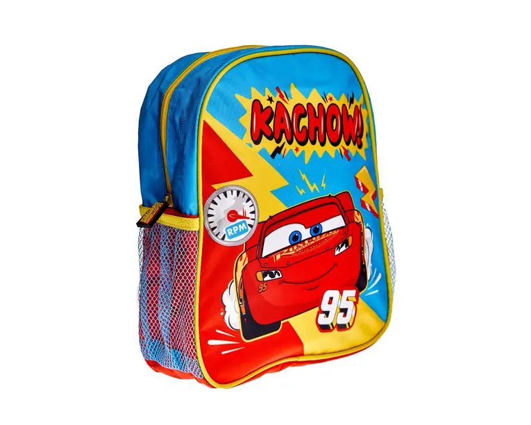 Rucsac gradinita cu 2 buzunare 30x26x10 cm Cars