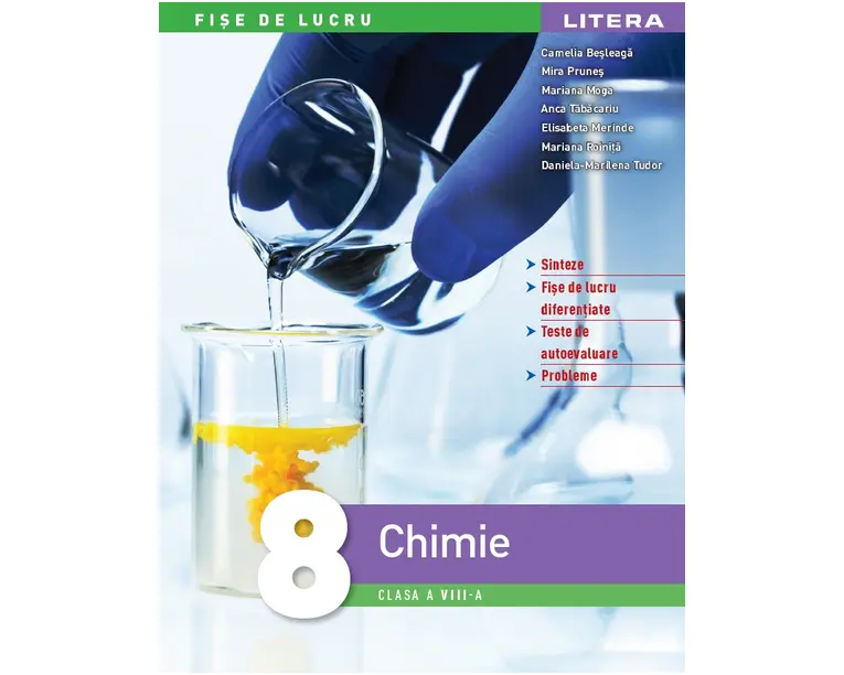Chimie. Fise de lucru. Clasa a VIII-a
