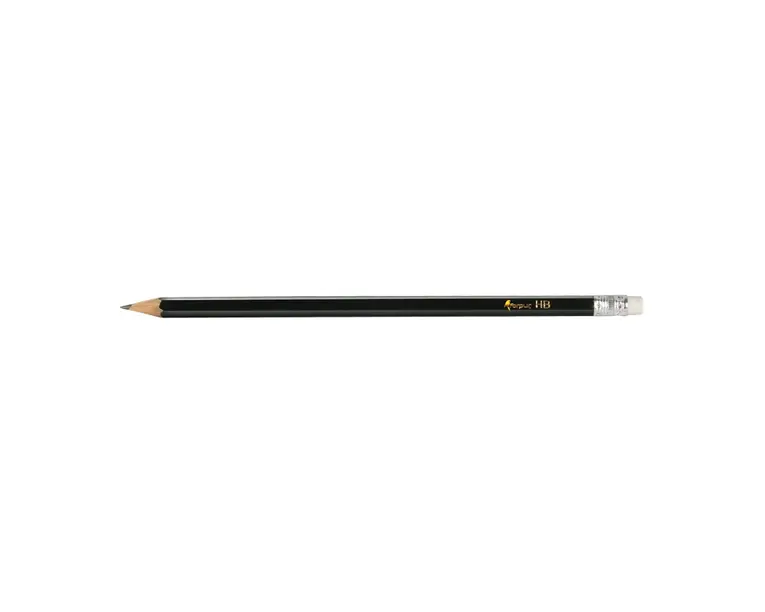 Creion grafit negru HB cu radiera Forpus 50803