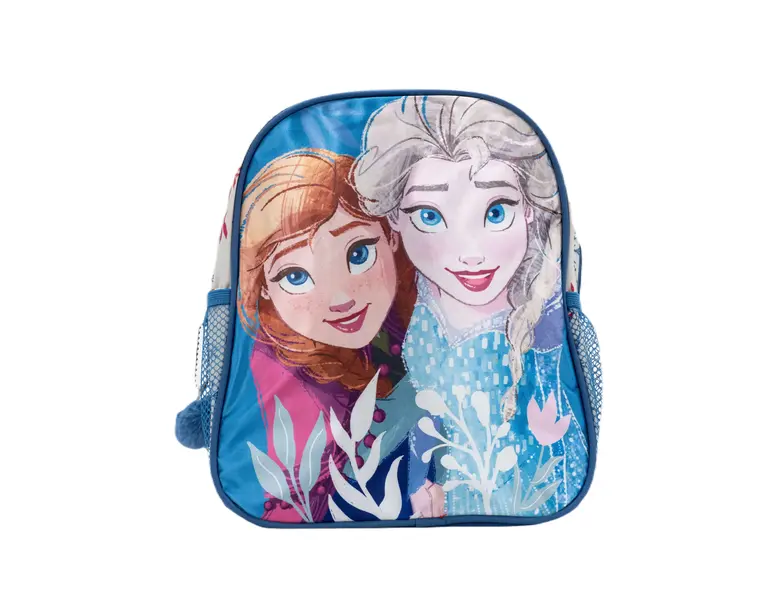 Rucsac gradinita cu 2 buzunare 30x26x10 cm Frozen glitter