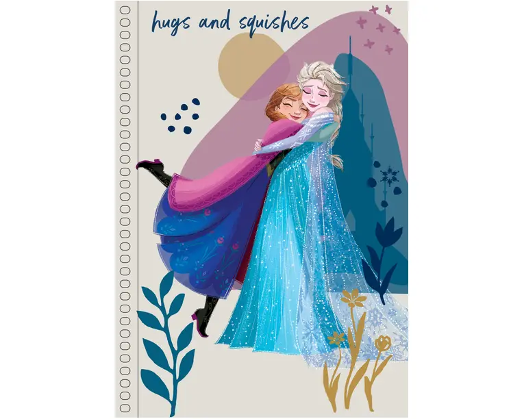 Caiet A5 spirala, matematica, 80 file Frozen