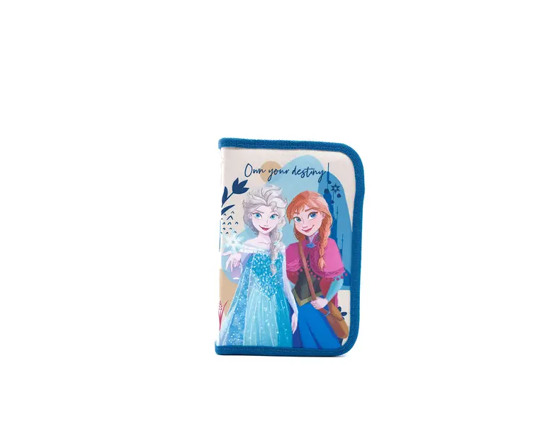 Penar 1 fermoar, echipat, 2 flapsuri, 37 instrumente, 19.5x13x3.5 cm Frozen + stilou