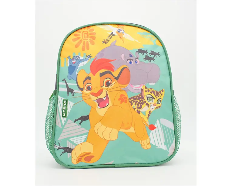 Rucsac gradinita cu 2 buzunare 30x26x10 cm Lion