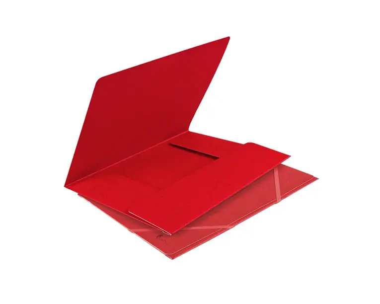 Mapa rosie din carton cu elastic Forpus 21504