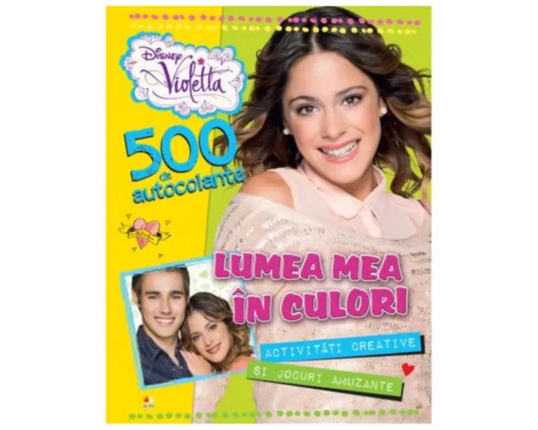 Disney. Violetta. Lumea mea in culori (500 de autocolante)
